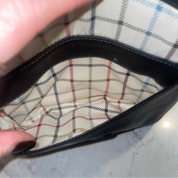 Coach Bleecker Black Leather Flap Wristlet Vintage - Picture 9 of 11